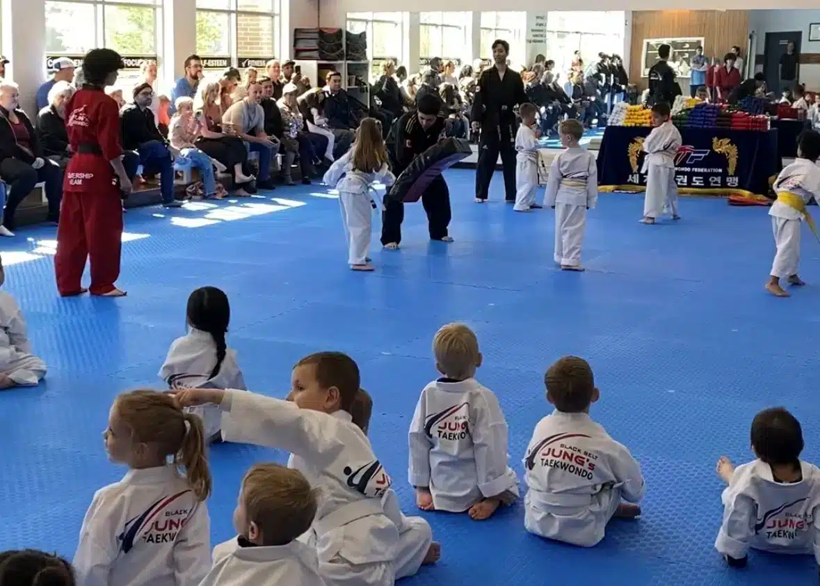 Martial arts student
