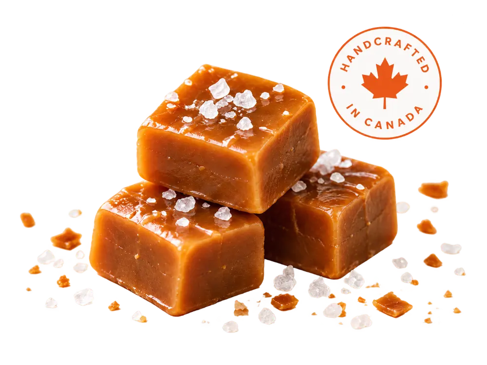 Kick Ass Caramels on display
